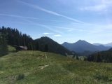 Ruchekopfhütte von Westen mit dem Großen Traithen  (Foto gespeichert zu Ausgangspunkt Ruchenkopf-Hütte),#