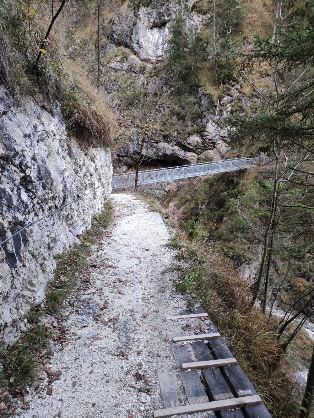 Ausstieg aus der Almbachklamm