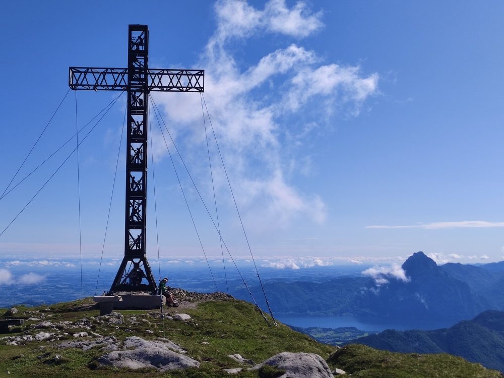 Das größte Gipfelkreuz der Ostalpen (Brunnkogel)