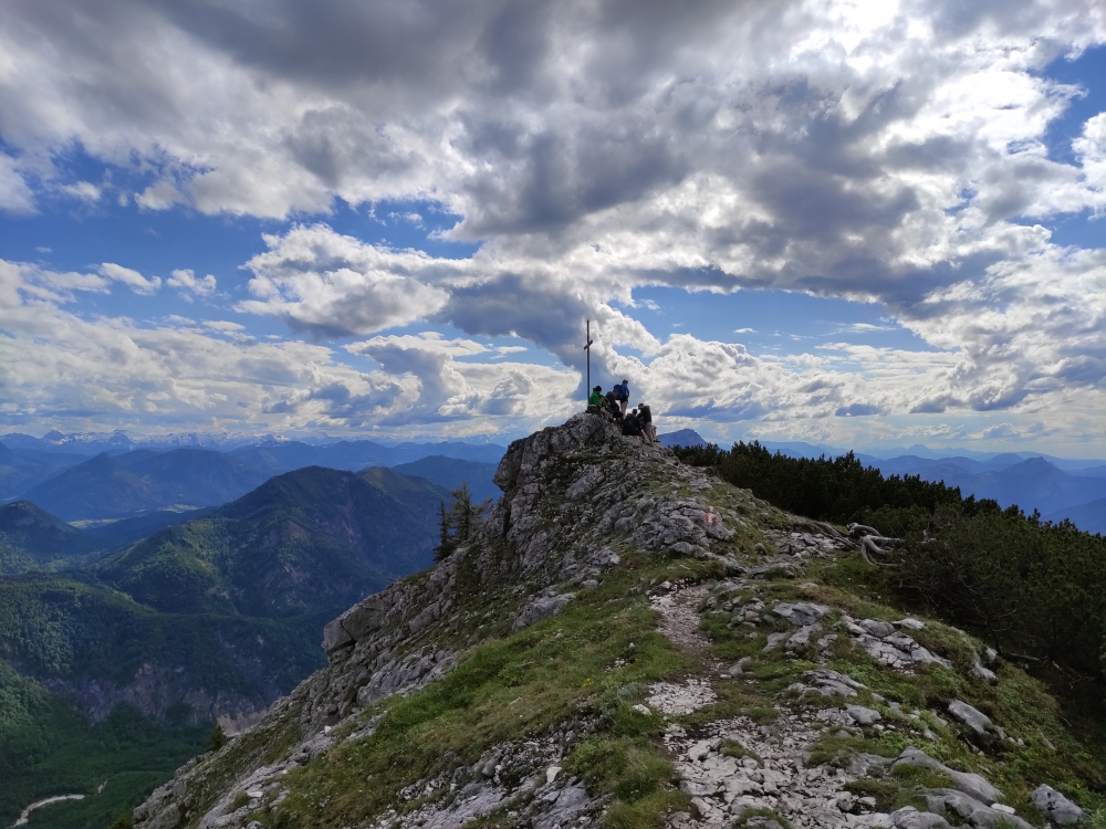 Dachsteinblick: Gipfelkreuz