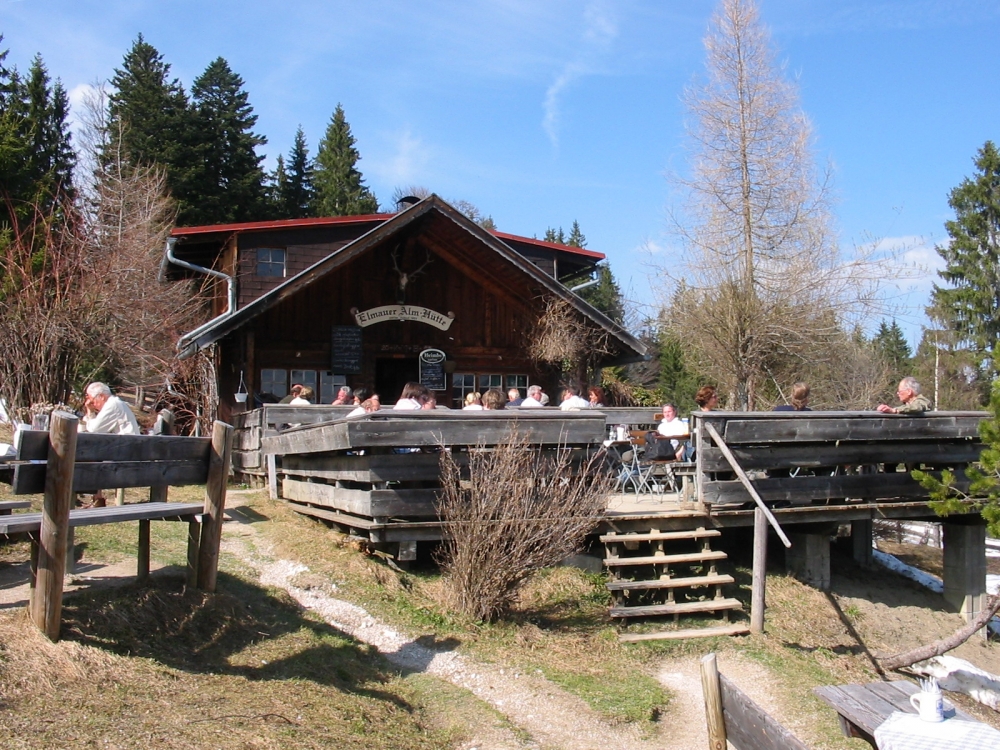 Elmauer Alm -> Hirzeneck: Elmauer Alm Hütte