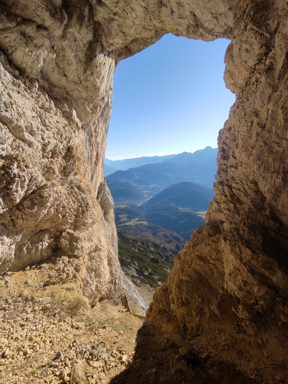 Blick aus dem Mittagsloch (Mittagsloch Süd)