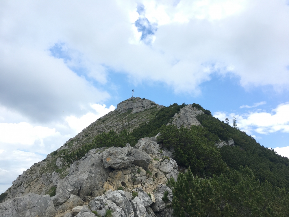 Heuberg -> Aiplspitz: Aiplspitz-Gipfel vom Westgrat