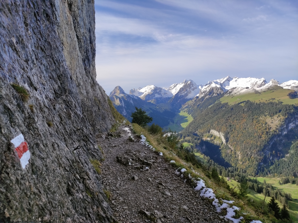 Weg mit Blick nach Süden