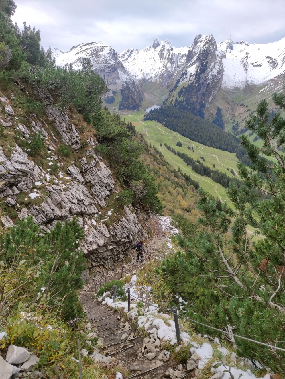 Gesicherter Bergweg