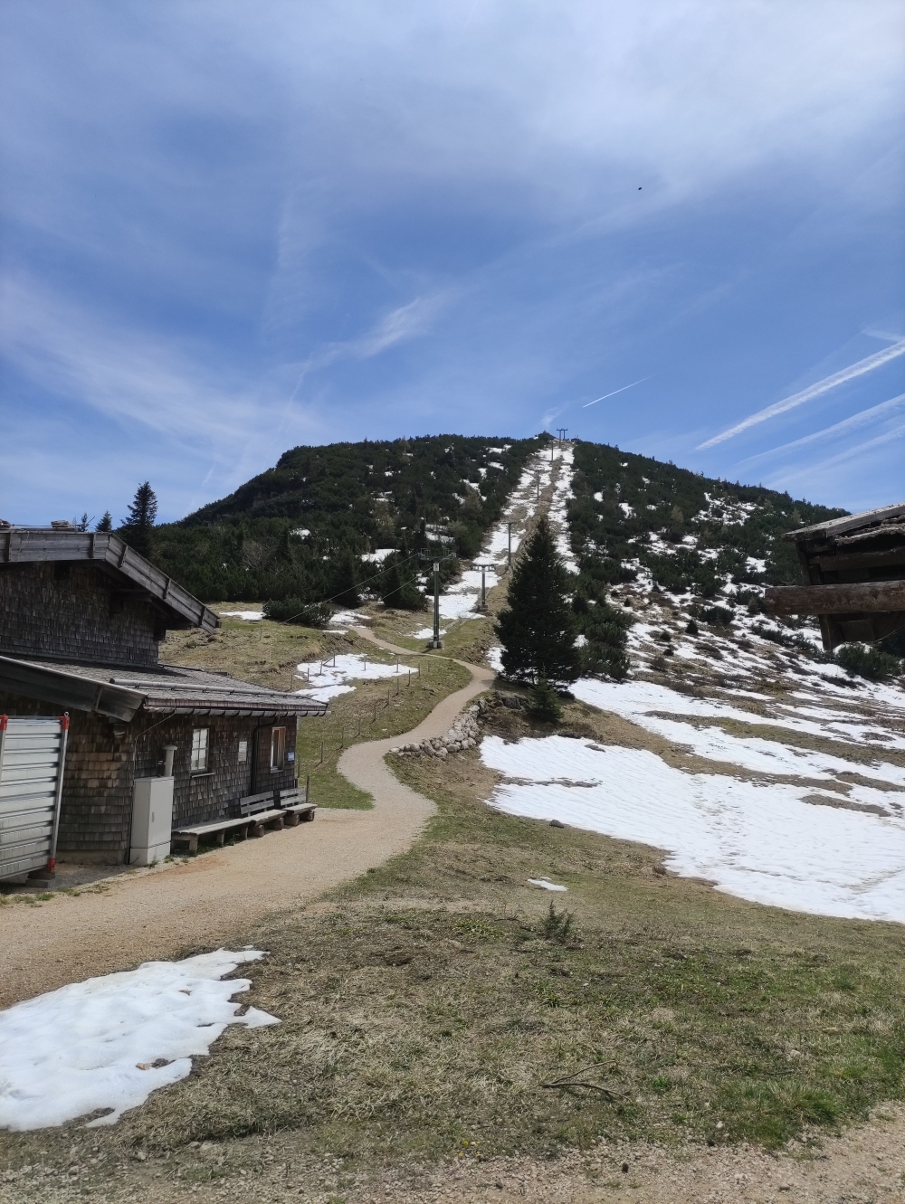 Blick auf den Hochschlegel (Almhütte Schlegelmulde)