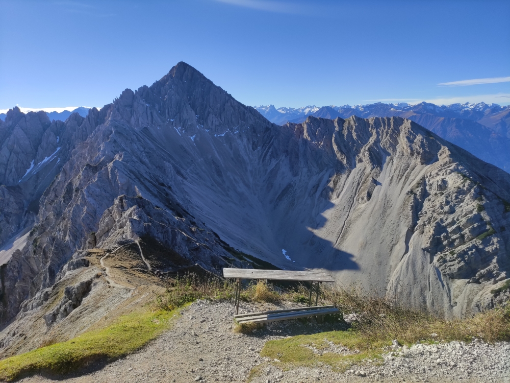 Blick zur Reither Spitze (Seefelder Spitze)