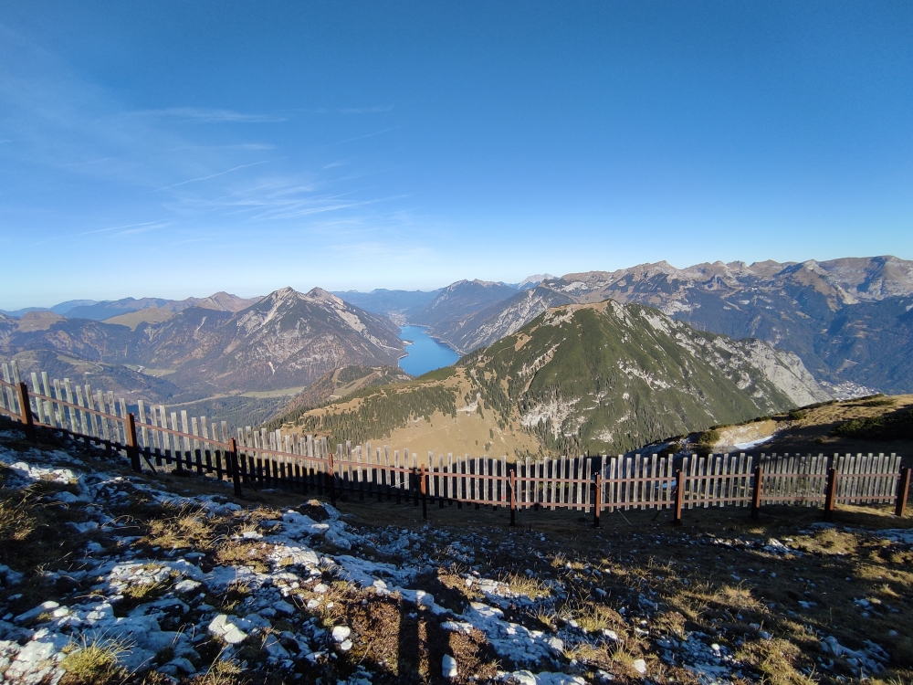 Blick auf den Achensee (Stanser Joch)