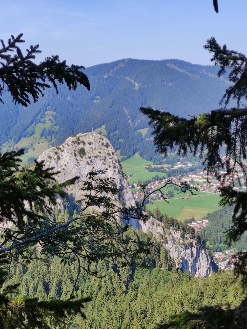 Blick auf den Kofel (Vorderer Rappenkopf)